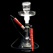 Светодиодный стеклянный прозрачный кальян наргиле для al fakher с водонепроницаемым светодиодный светильник и пультом дистанционного управления chicha nargile классический