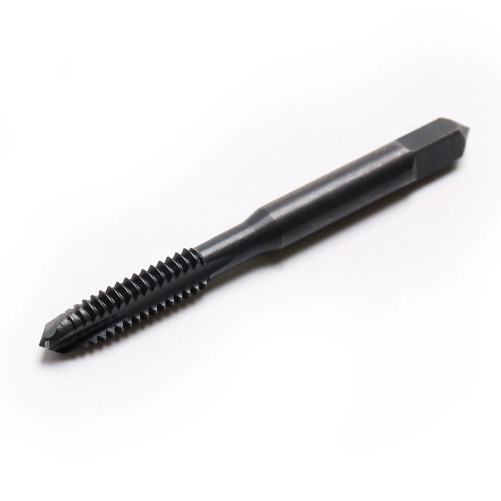 

black tap 1/4 inch high quality HSS nitrogen Right hand Thread Direction spiral pointed tap 1/4