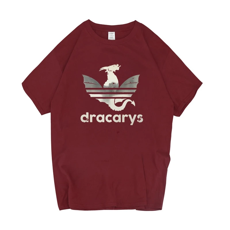 

Dracarys Men T Shirt Game of Thrones Daenerys T-Shirt Mother of Dragon Khaleesi Harajuku Vintage Camisetas Aesthetic Clothes