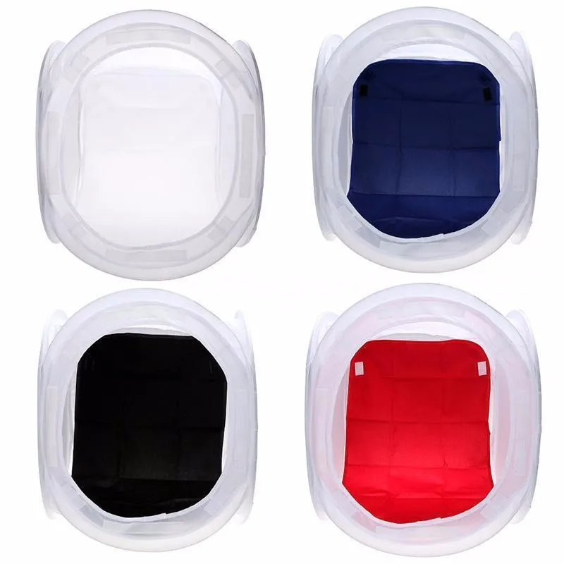 Prix pour 60x60 cm Pliant Photo Studio Lumière Cube Softbox Tir Tente 4 Couleur Décors Tournage Set studio accessoires Prix pour 60x60 cm Pliant Photo Studio Lumière Cube Softbox Tir Tente 4 Couleur Décors Tournage Set studio accessoires