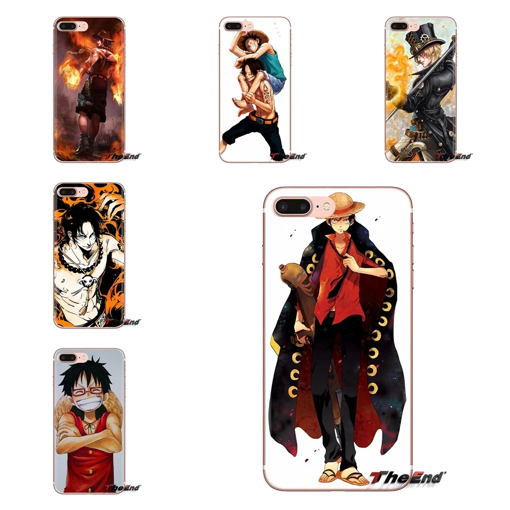 One Piece Portgas D. Ace Luffy For Samsung Galaxy A3 A5 A7 A9 A8 Star A6 Plus 2018 2015 2016 2017 Soft Transparent Cases Covers |