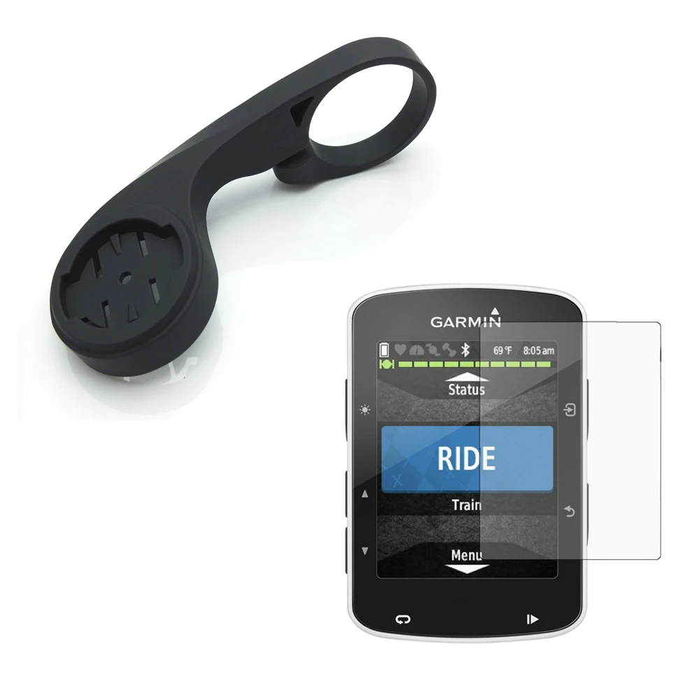 

31.8mm Outdoor Mountain/Road Bicycle Bike Mount Holder + Screen Protector for Garmin Edge 520 Computer GPS Bike