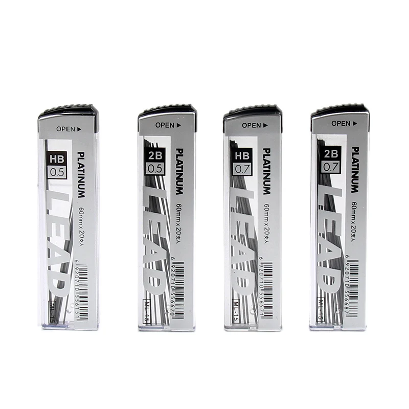 

6PCS PLATINUM Resin Pencil Lead 0.5|0.7mm Mechanical Pencil Lead ML-15|17