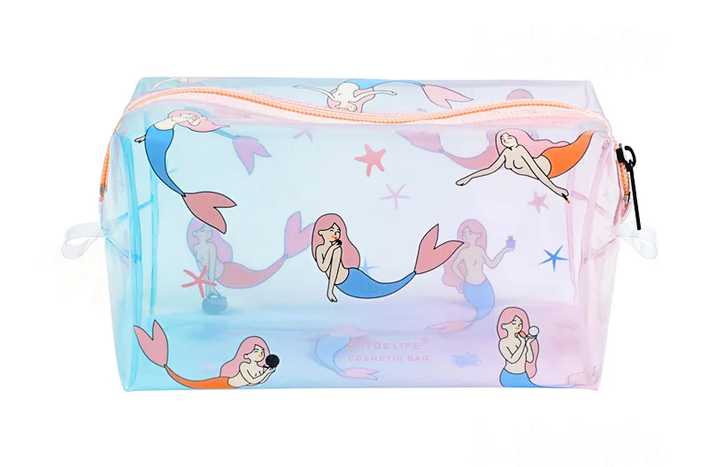 Bentoy новая портативная косметичка для туалетных принадлежностей, женская косметичка, водонепроницаемый чехол для макияжа, органайзер для мытья путешествий, сумка для хранения - Цвет: mermaid