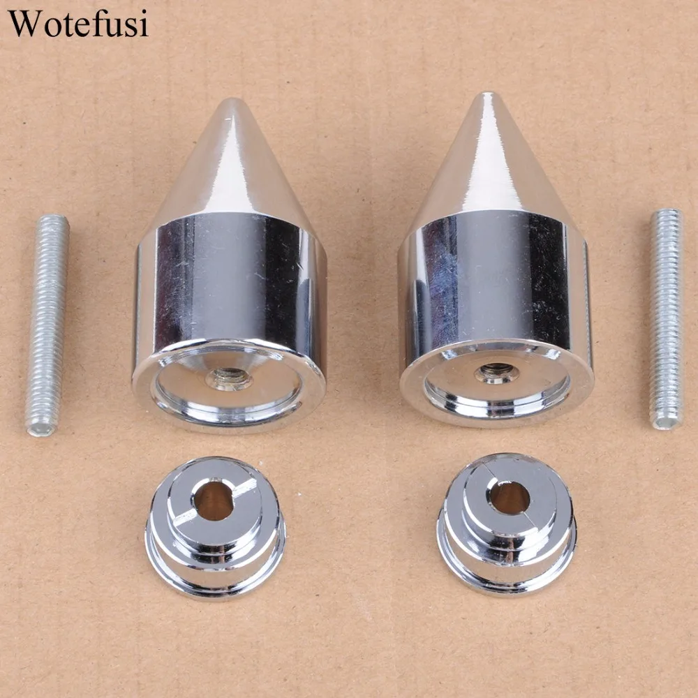 Хромированные наконечники ручки Wotefusi для Honda GL1800 CBR 600 600RR 1000RR 2004-2013 05 06 07 08 09 10 |