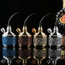 Роскошные водопроводных труб из Курение кальяна средство для здоровья несколько мундштук для сигарет с фильтром водопроводная труба