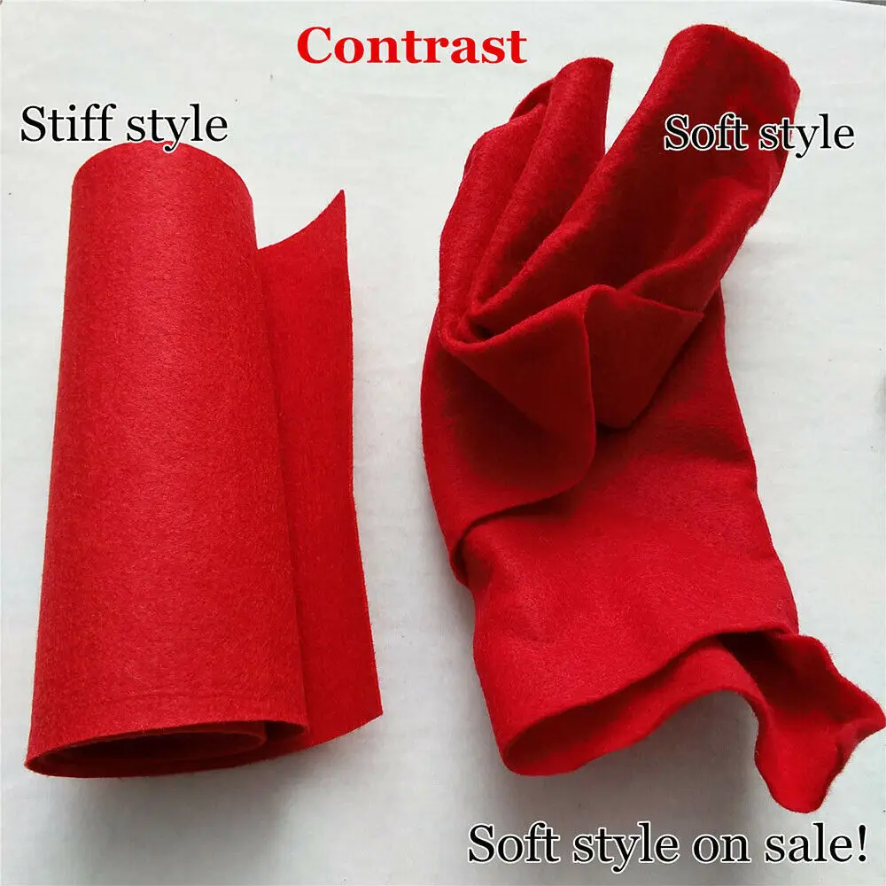  52 Wide Red Felt Fabric by The Yard : Arts, Crafts & Sewing