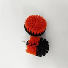 2 pc drill brush Power Scrub Brush Clean Brush used on Electric Drill for Carpet Sofa Leather Plastic Wooden free shipping