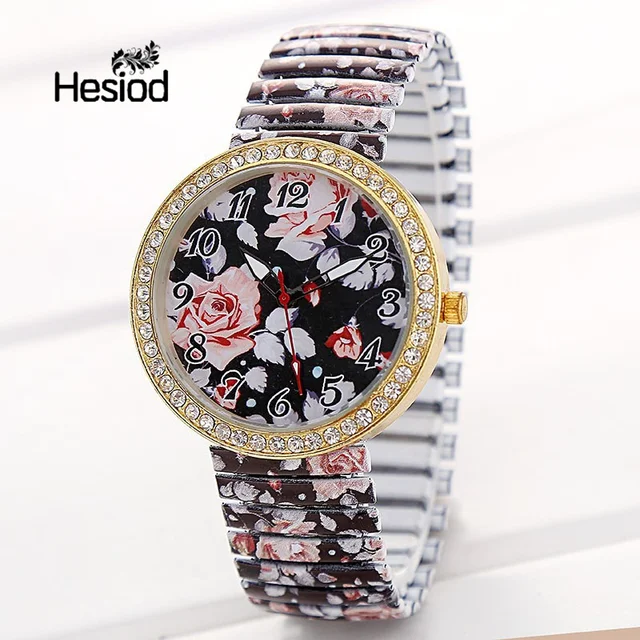 Hesiod Women Wristwatch Casual Fashion Female Crystal Elastic Strap Watch Luxury Hesiod Women Wristwatch Casual Fashion Female Crystal Elastic Strap Watch Luxury