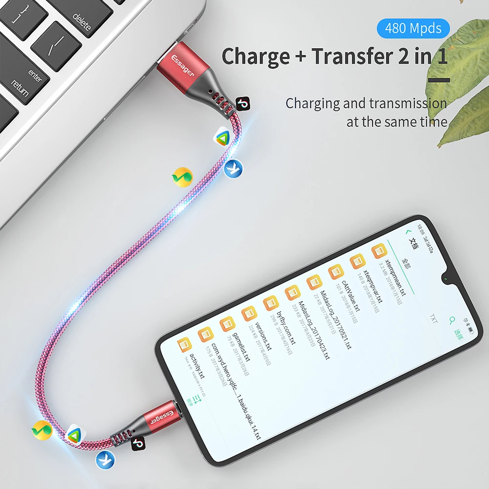 Essager 5A USB Type C кабель SCP Supercharge для Huawei Mate20 Pro P20 Quick Charge 4 0 3 Android зарядное устройство