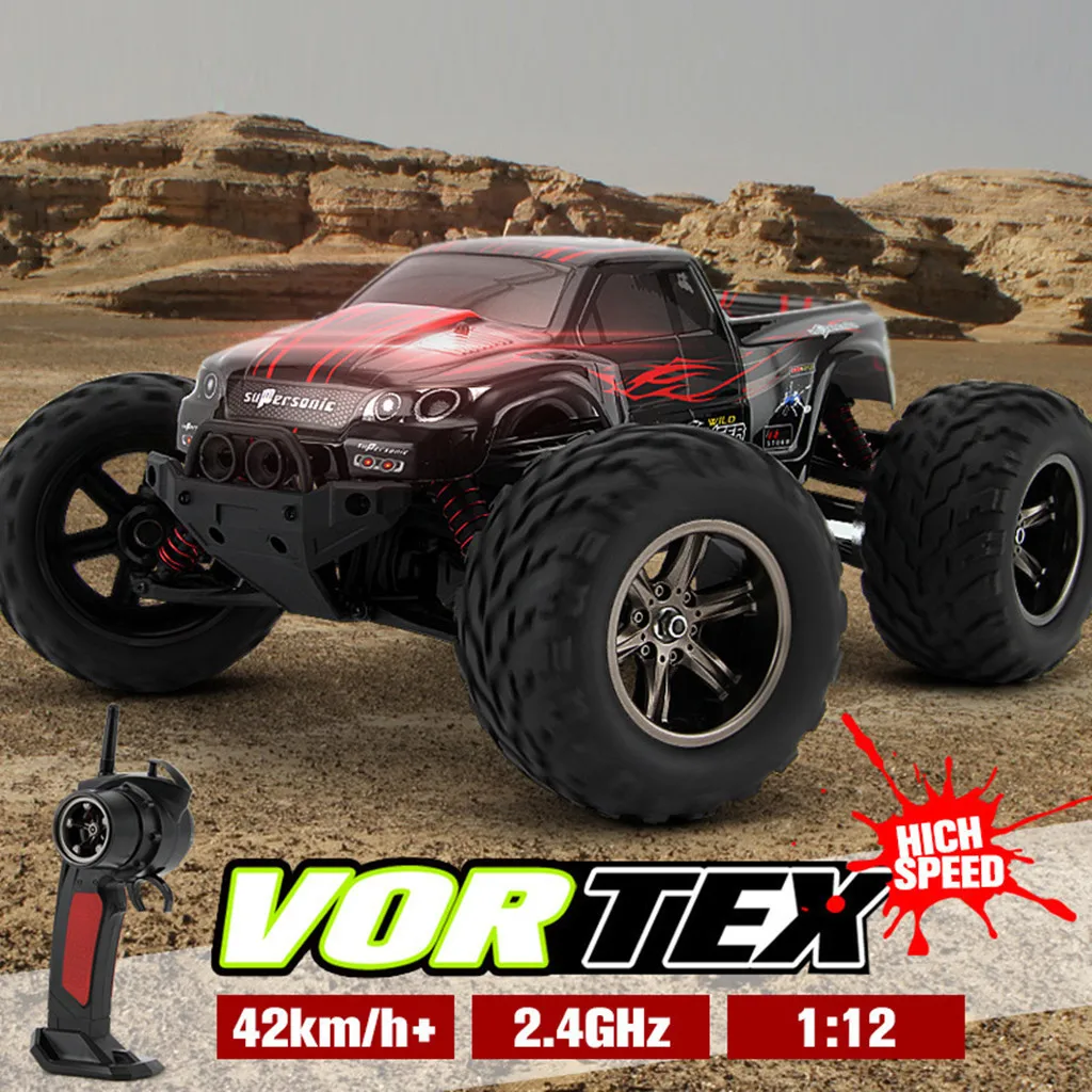 

1/12 Scale High Speed 42km/h 2.4Ghz 4WD Radio Controlled Off-road RC Car Drop Shipping new arrival