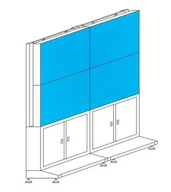 46 дюймов ультраузкая стамеска 2x2 lcd Видео стена профессиональный дисплей lcd tv видео настенный монитор кронштейны/держатель