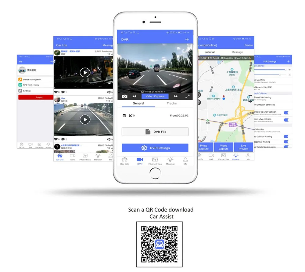 " ips Автомобильный видеорегистратор gps 4G Android навигация ADAS Full HD 1080P Dash камера двойной объектив Автомобильный видеорегистратор удаленный монитор