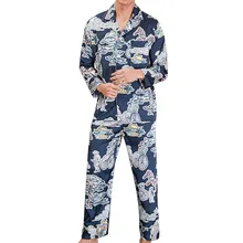 Мужские хлопковые пижамы мужские пижамы hombre Tony& Candice мужские пятностойкий шёлк пижамный комплект мужские пижамы шелковые пижамы мужские#2