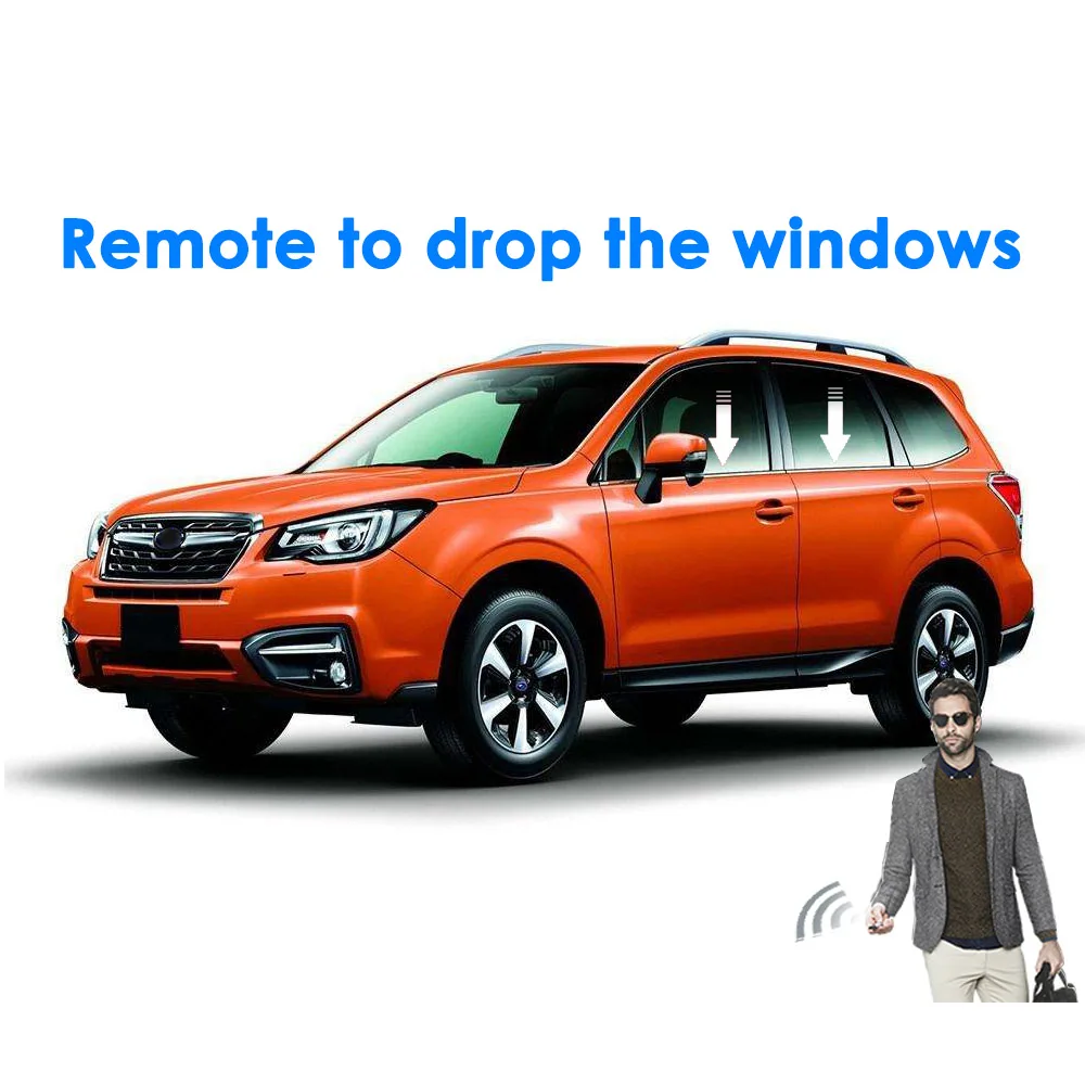 CHSKY окно автомобиля свернутый окно ближе и автомобиль набор складных зеркал для Subaru Forester SJ левый руль дистанционно закрывать окно