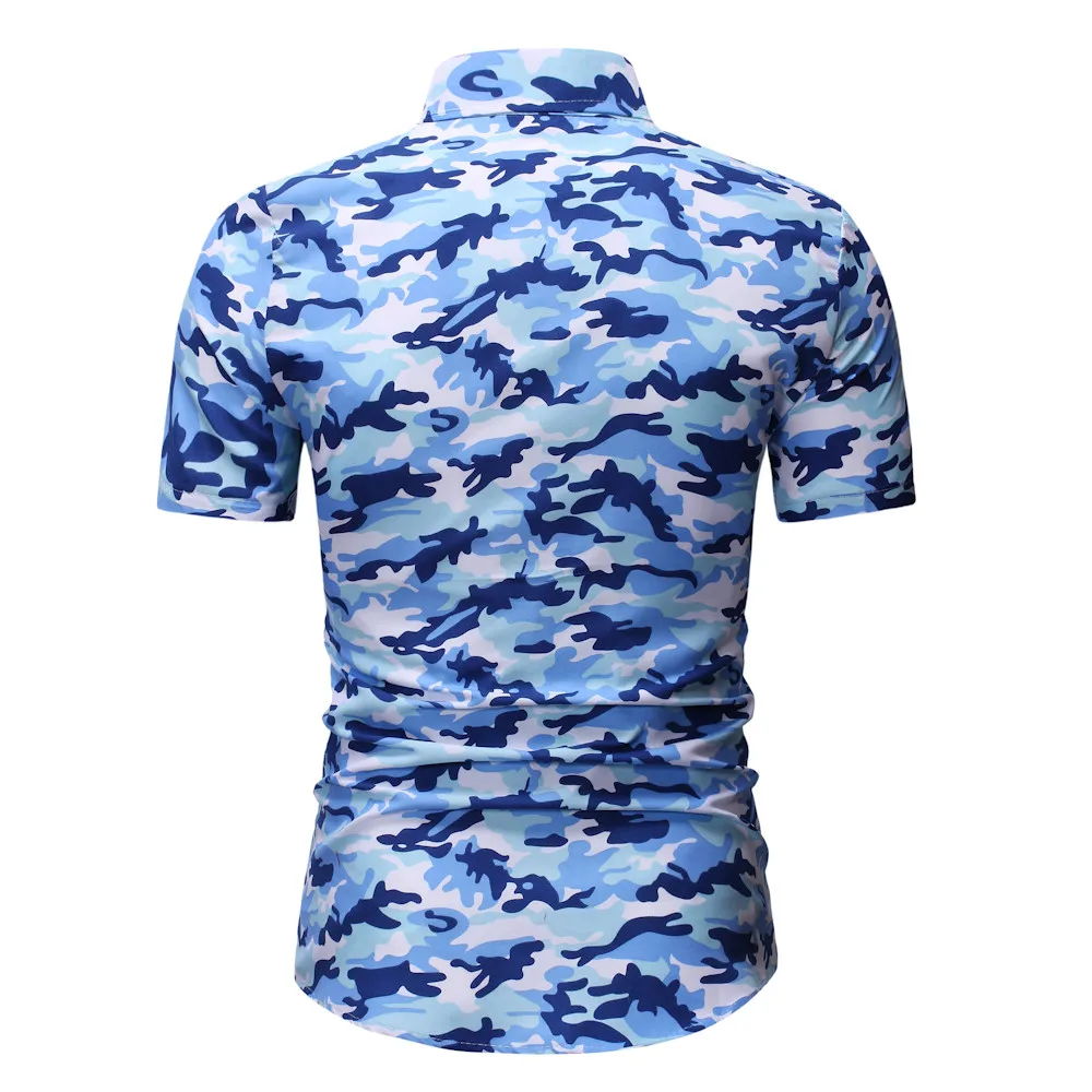 Feitong/Для мужчин рубашка Мужская мода льняная Мужская рубашка, Повседневное Тонкий комплект постельного белья с принтом Футболка с коротким рукавом camisa masculina# g5