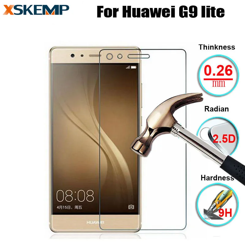 9H Настоящее 0 26 мм ультратонкое закаленное стекло премиум класса для Huawei P9 Lite G9 lite