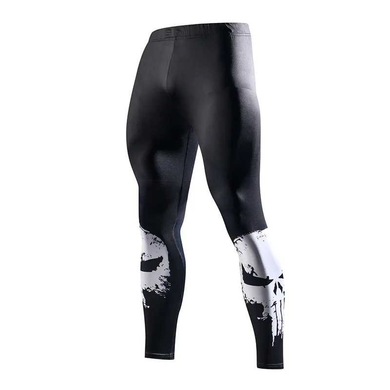 Обтягивающие спортивные штаны для мужчин, компрессионные штаны для мужчин, модные леггинсы для мужчин, для бега, мужские 3D штаны для фитнеса, Супермен, эластичные брюки - Цвет: JHK09
