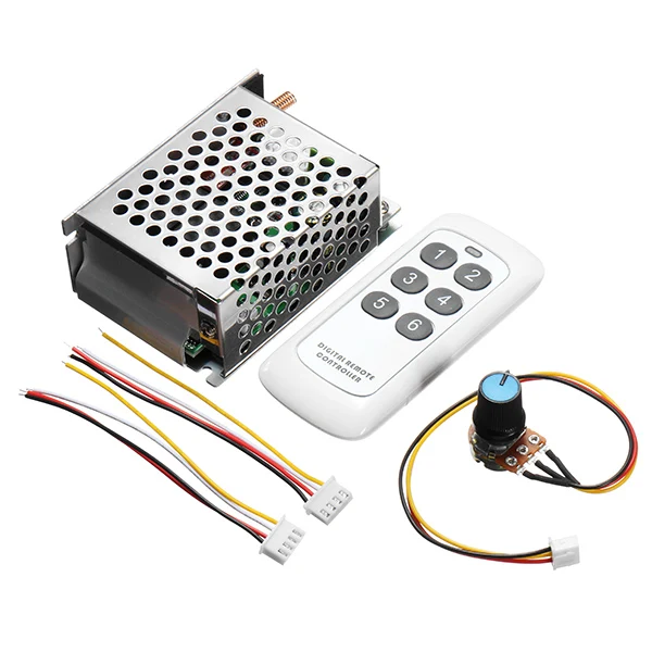 Wireless Remote Control DC Motor Governor 12V 24V 36V 48V 10Ain Power