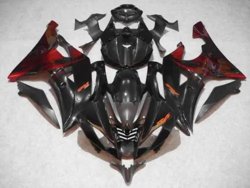 Комплект обтекателей под давлением для YAMAHA YZFR6 08 09 10 12 14 15 YZF R6 2008 2015 YZF600 красный