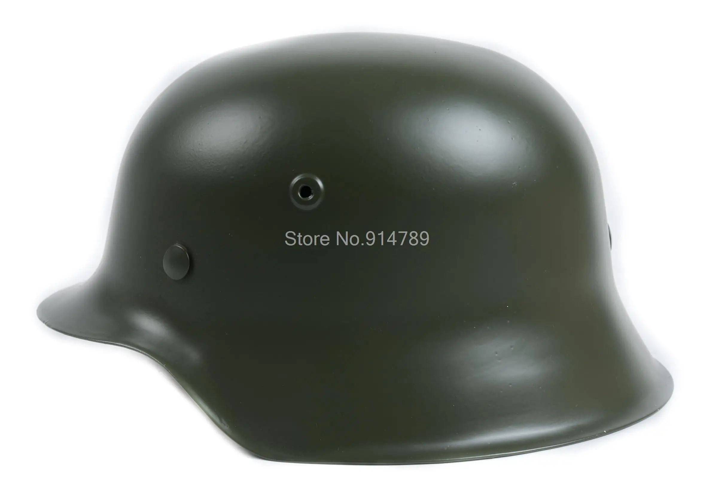 

WW2 GERMAN ELITE WH ARMY M42 M1942 STEEL HELMET GREEN -35360