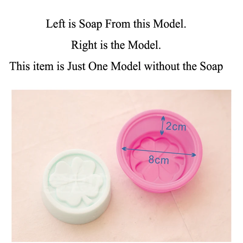 

DIY Soap making food grade silicone mold silicone soap mold clover