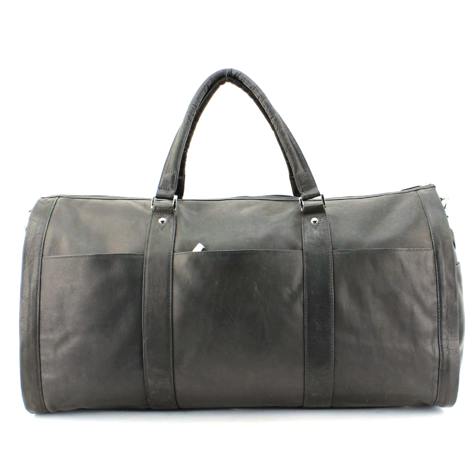 Large Leather Duffel Bag (4)