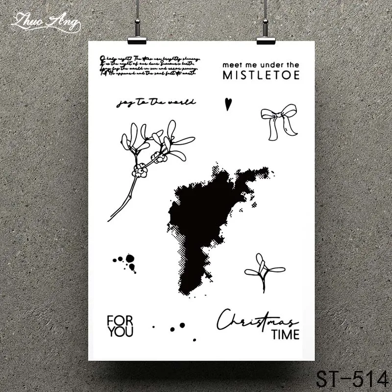 

ZhuoAng Spring breath Clear Stamp for Scrapbooking Rubber Stamp Seal Paper Craft Clear Stamps Card Making