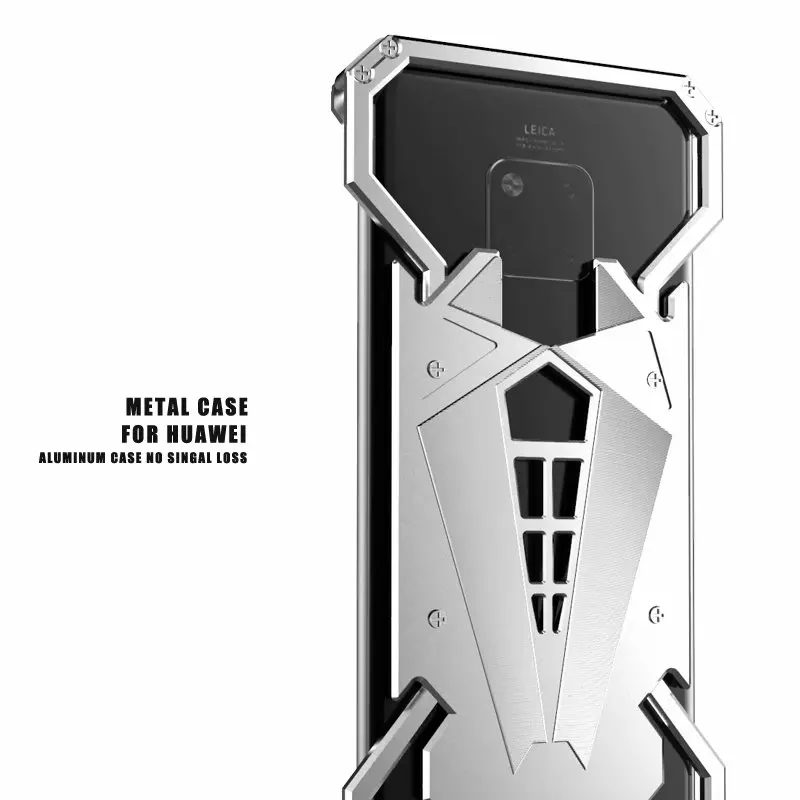 Алюминий Броня Алюминий металлический защитный чехол для телефона для huawei Коврики 20 10 9 Pro Lite+ держатель чехол для huawei p20 pro
