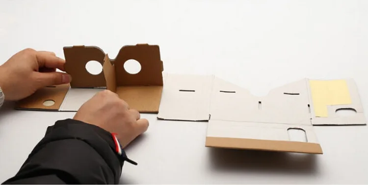 Высокое качество DIY Google Cardboard виртуальной реальности VR мобильный телефон 3D очки для просмотра 3,5-5," экран Google VR 3D очки