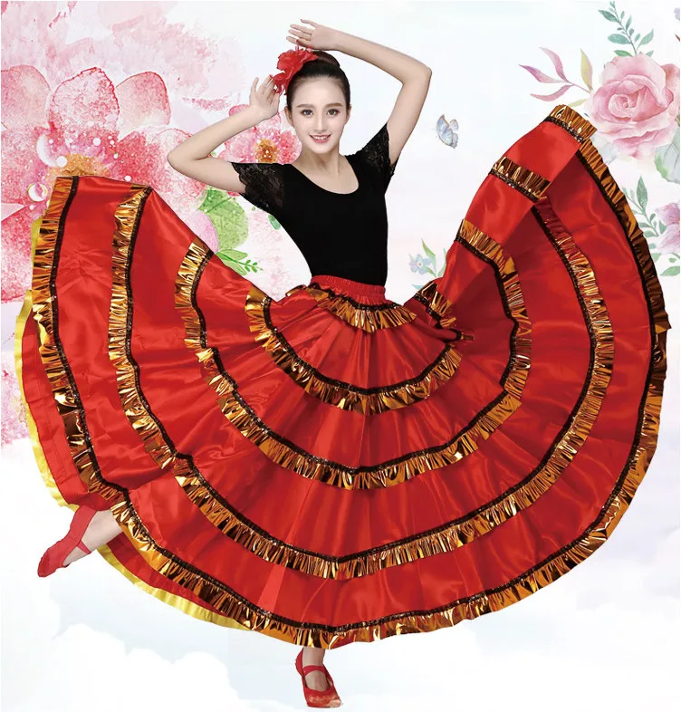long spanish skirt