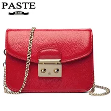 2016 New Design Genuine Cow Leather Bag Lovely Pig Women Messenger Bags Luxury Brand Chins Strap Ladies Shoulder Crossbody Bag