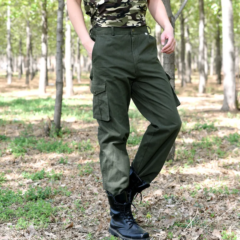 Износостойкие брюки карго мужские армейские зеленые брюки военный Стиль повседневные Панталоны осенние брюки уличные рабочие Брюки камуфляжные комбинезоны