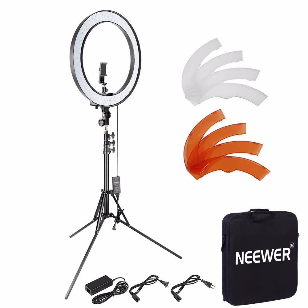 

Neewer Upgraded 18-inch Outer Dimmable SMD LED Ring Light with Stand Kit