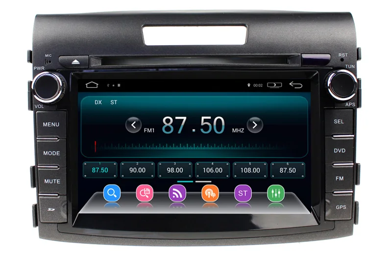 Discount 1024*600 Android 5.1 CAR DVD player FOR HONDA CRV (2012-2014) car audio stereo Multimedia GPS BT Mirror Link WIFI 3G MAP 1