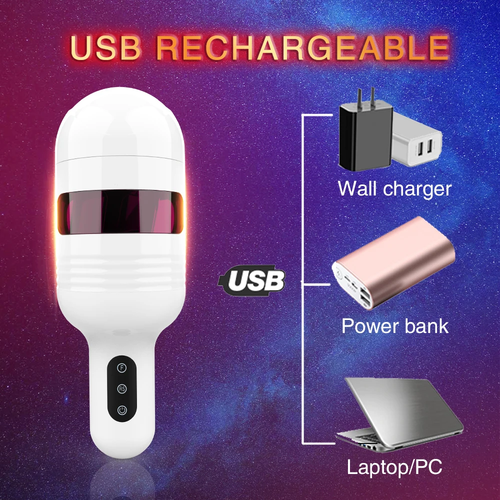 Оральный секс чашка USB аккумуляторная Мужской мастурбатор Интеллектуальный