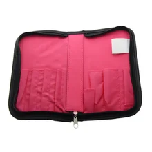 22*11.7cm Size Suit For 8Pcs Make up Brushes Best Cheap Travel Professional Large Cosmetic Makeup Brush Bag And Case