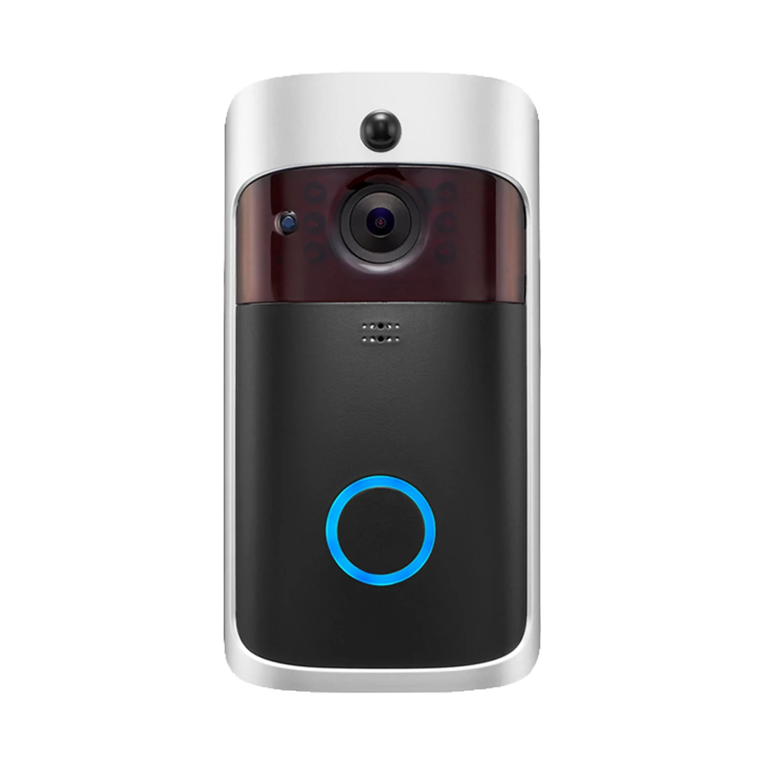 Беспроводная интеллектуальная IP камера беспроводной связи WiFi дверной звонок умный домофон видеокамера на дверной звонок многокомнатная