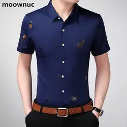 Хлопок Для мужчин рубашки китайской культуры Для мужчин рубашка тонкий короткий рукав 2018 брендовая летняя Для мужчин рубашки XL дышащий