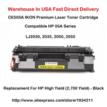 CE505A 05A серии тонер-картридж для hp LaserJet 2030, 2035, 2050, 2055 высокой мощности(2700 выход)-черный