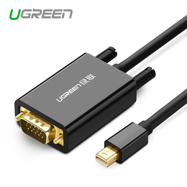 Special Price UGREEN Mini DisplayPort to VGA Male Video Cable 1080P Thunderbolt Compatible Glod Plated Special Price UGREEN Mini DisplayPort to VGA Male Video Cable 1080P Thunderbolt Compatible Glod Plated