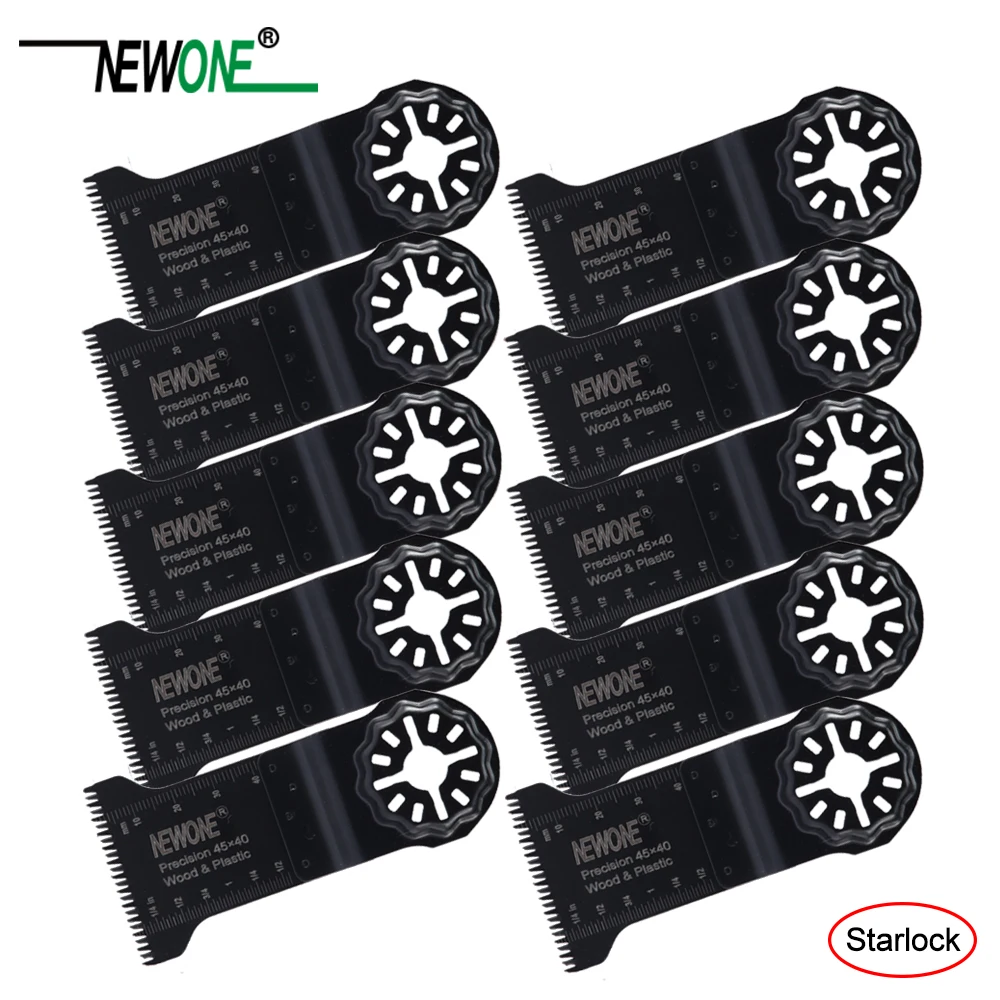 NEWONE 45mm Starlock Saw Blade Multi Pack precision oscillating tool accessoriessaw blade for Fein Bosch Cutting Wood Drywall Pl