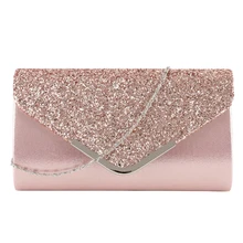 Female Clutch Diamante Ladies Evening  Handbag Vintage Chain Wallet Party Envelope Phone Bag Bolsa Feminina