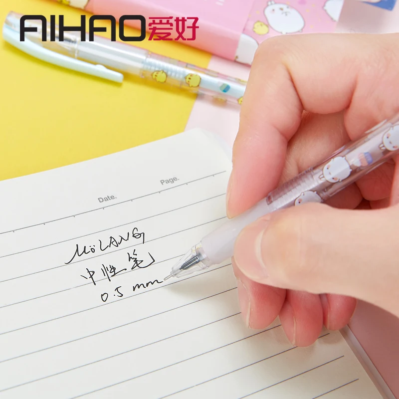 AIHAO бренд Кролик серии контракт нейтральная ручка маленькая и Чистая Свежая