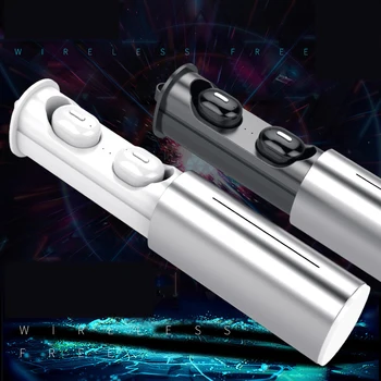

Mini T1 TWS V5.0 Bluetooth Earphone True Wireless 3D Stereo Earbuds With Mic Portable HiFi Deep Bass Sound Cordless Dual Headset