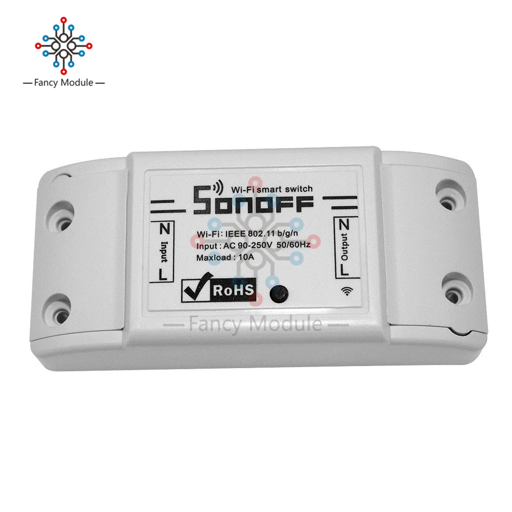 

Itead WIFI Wireless Smart Switch Wifi Center Remote Mobile APP Control Light SwitchEs For Home Automation 90-250V AC