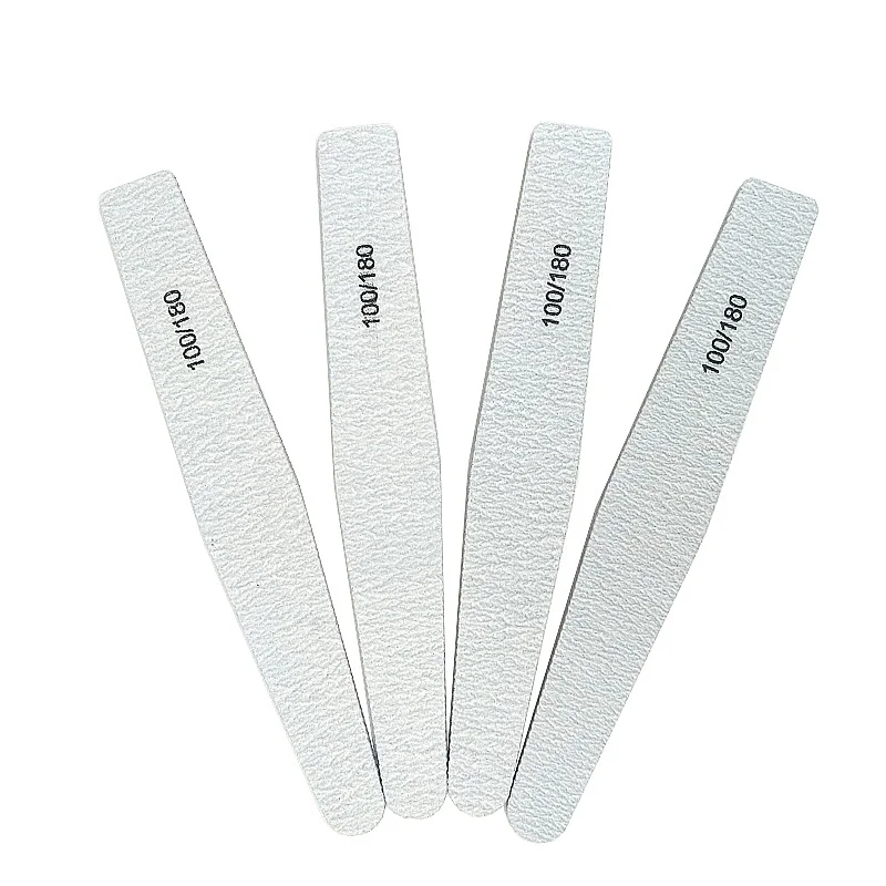 Bloco de Lixa de Unha Lixas de Unha Polonês da Arte do Unha Lote Atacado 100 180 Grit Diamante Cinza uv Gel Manicure Pedicure Tampão Ferramentas 50 Pçs - 3 Beleza e saúde