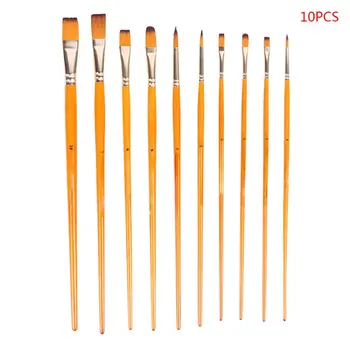 

Yellow Pen Gold Nylon Brush Gouache Oil Painting Acrylic Watercolor Paint With A Brush Set Of 10 Painting Materials