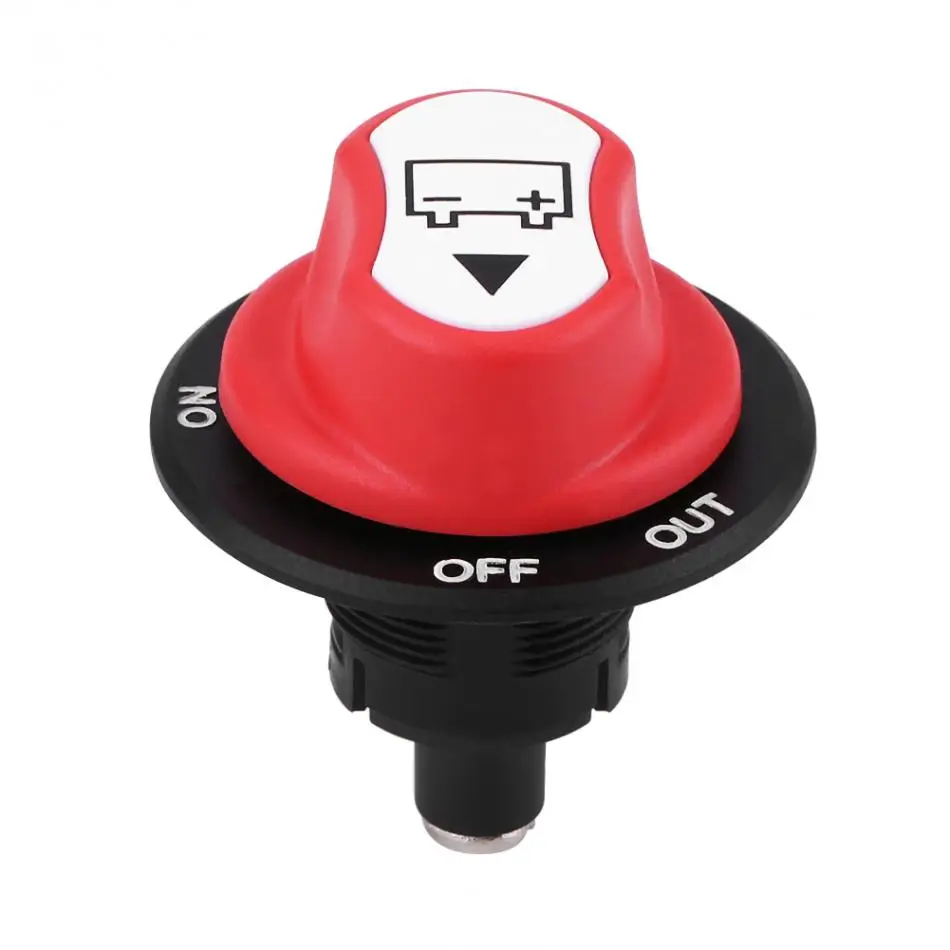 

Battery Switch Max 50V 50A CONT 75A INT On/Off Car Battery Isolator Switch for Cars / Off Road Vehicle /Trucks