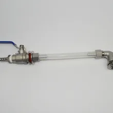 Homebrew пюре тун клапан Kit 1/" штуцер для шланга розетки и 3/8" Барб сварная перегородки трубы